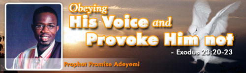 Obeying His Voice and Provoke Him not